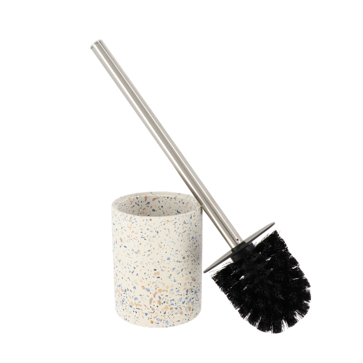 Perie WC Din Ciment Cu Decor Terrazzo