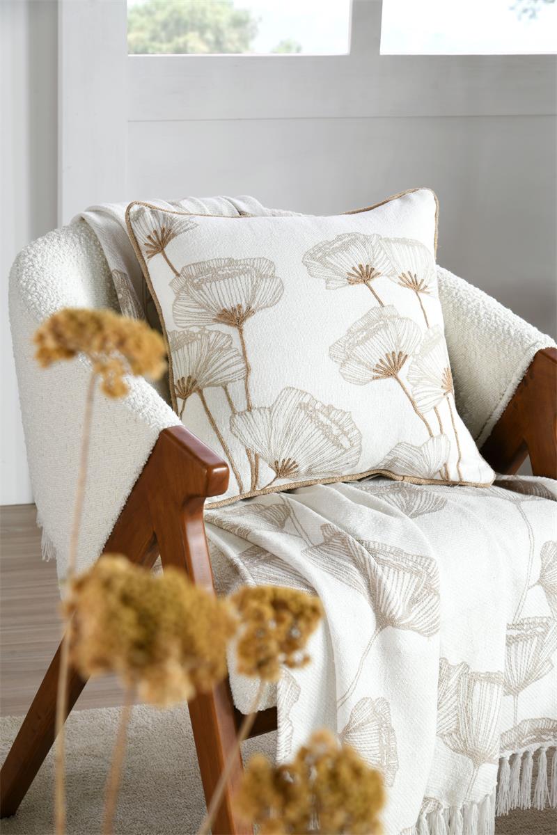 Pernă Decorativă Oriana Natur 45x45 cm