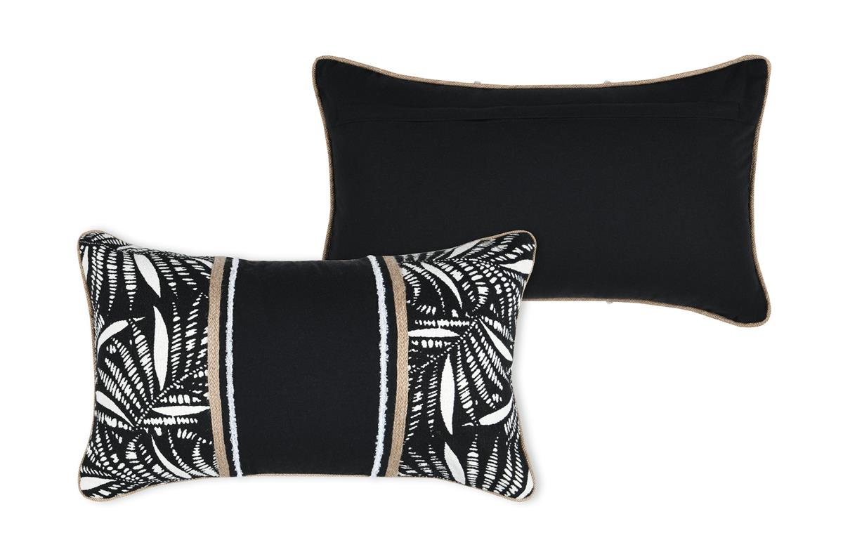 Pernă Decorativă Ziana Negru 30x50 cm