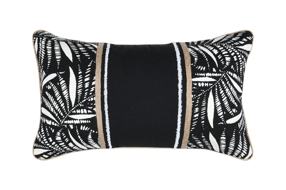 Pernă Decorativă Ziana Negru 30x50 cm