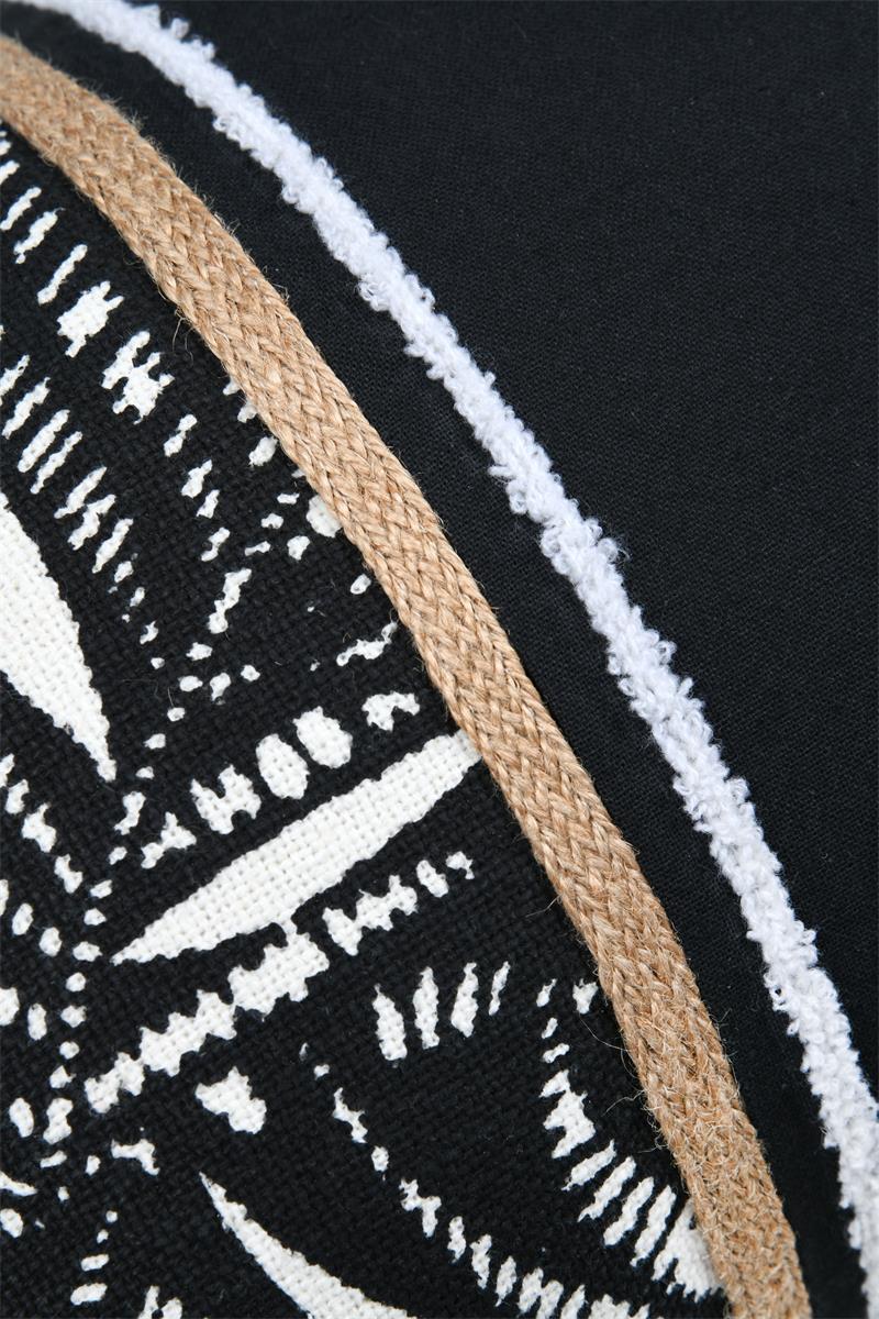 Pernă Decorativă Ziana Negru 30x50 cm