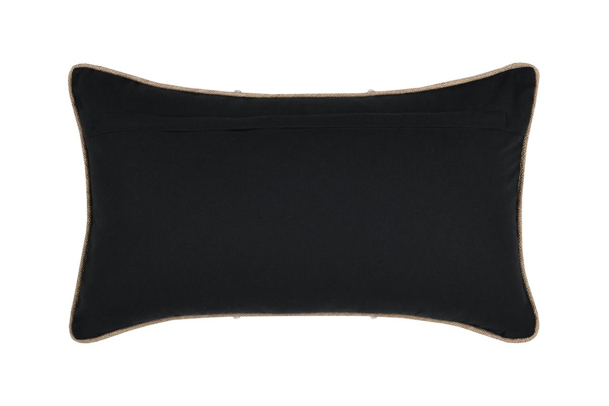 Pernă Decorativă Ziana Negru 30x50 cm