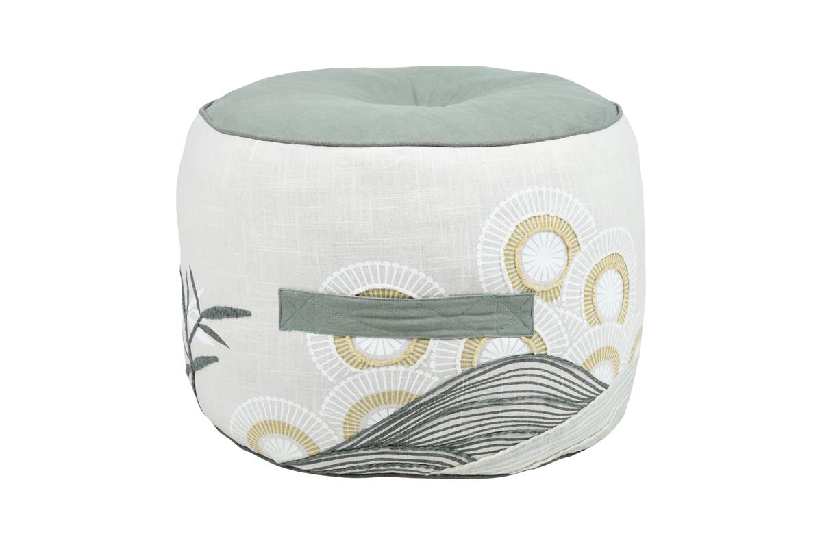 Puf Decorativ Yuki Jade 40x30 cm