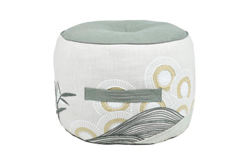 Puf Decorativ Yuki Jade 40x30 cm