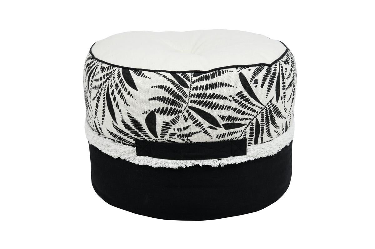 Puf Ziana Ecru 40x30 cm