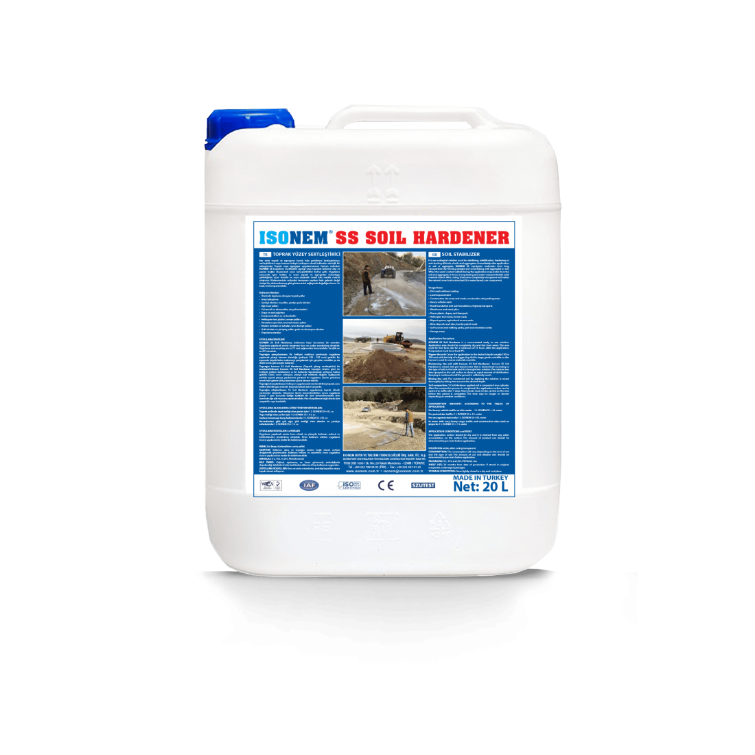 Stabilizator Ecologic pentru Sol și Control Prafului – SS Soil Hardener