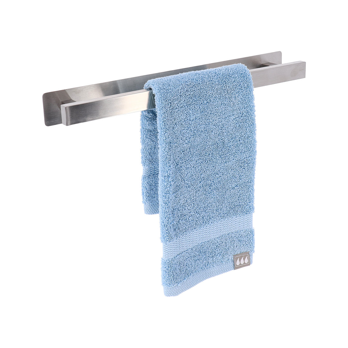 Suport Prosoape De Baie Din Inox Cu Adeziv 3M – Crom