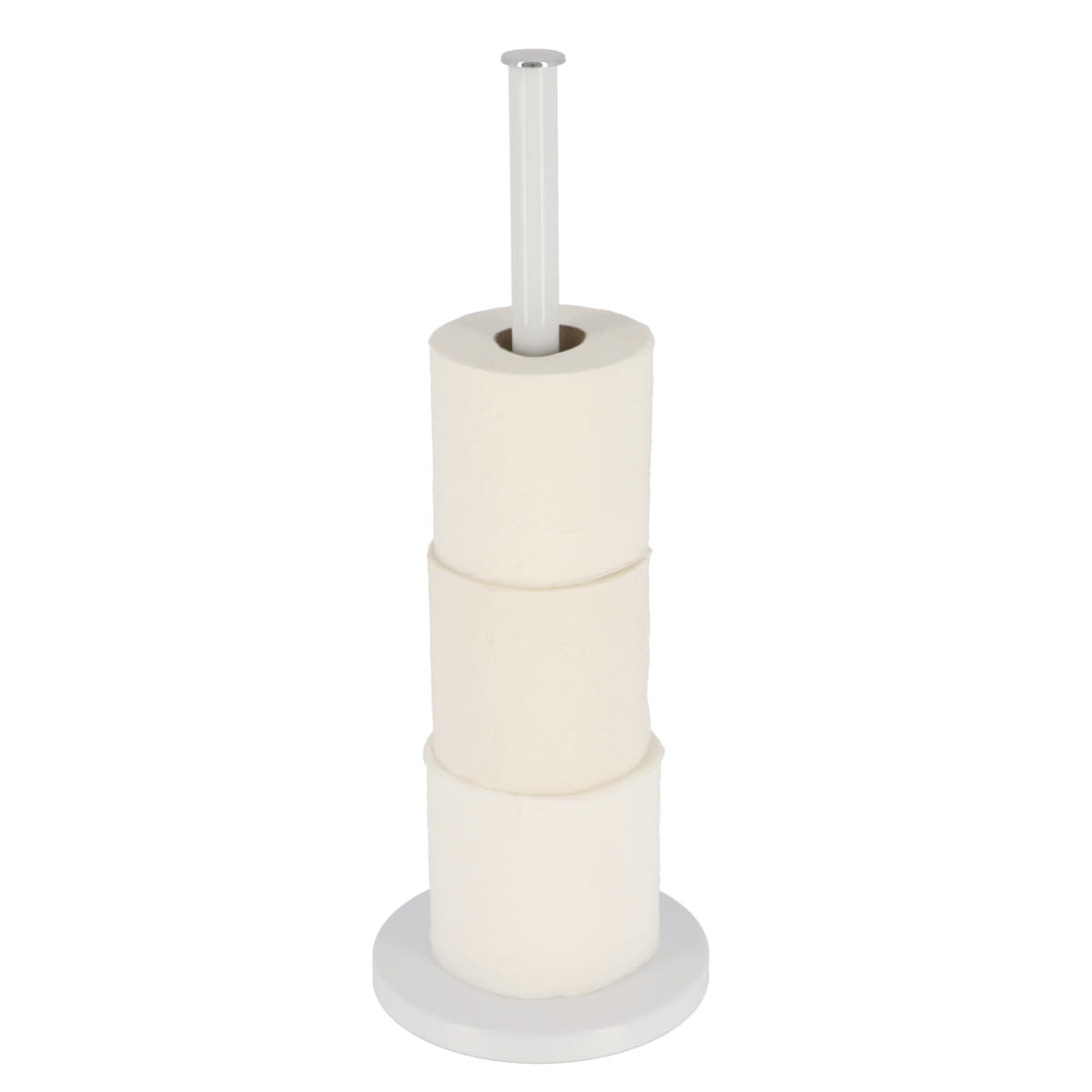 Suport Rezervă Hârtie Igienică Din Metal – Alb