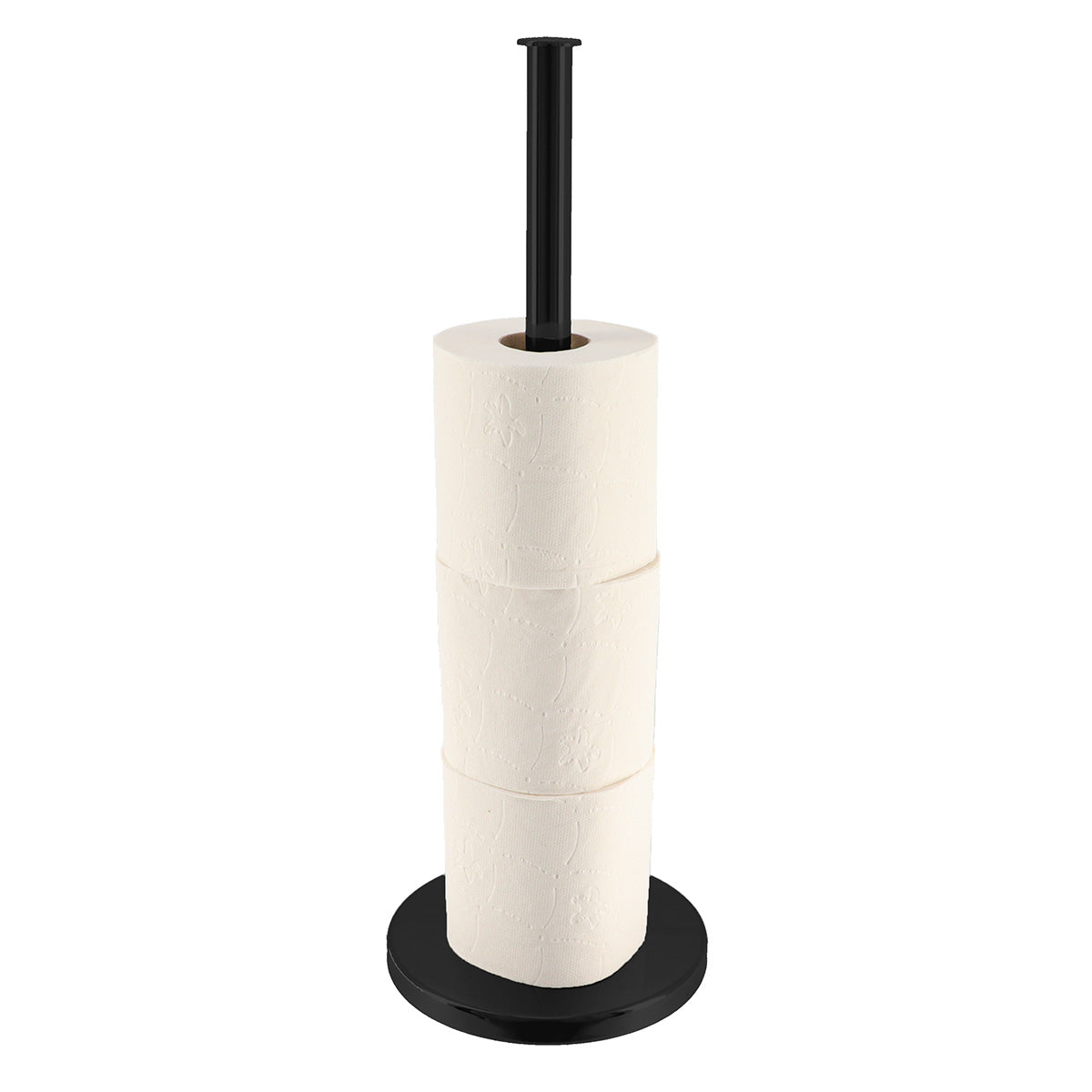 Suport Rezervă Hârtie Igienică Din Metal – Negru Mat