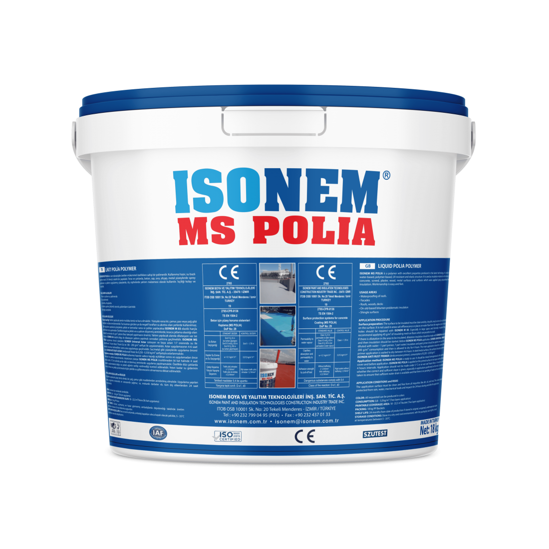 Vopsea Hidroizolantă Elastică pe Bază de Apă – MS POLIA