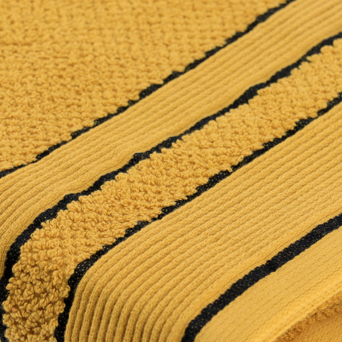 Prosop invitat 100% bumbac 30×50 cm – Galben/Negru