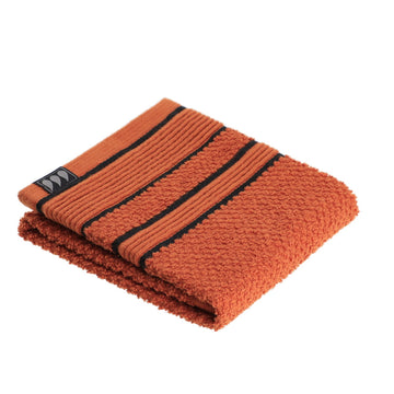 Prosop invitat 100% bumbac 30×50 cm – Sienna/Negru