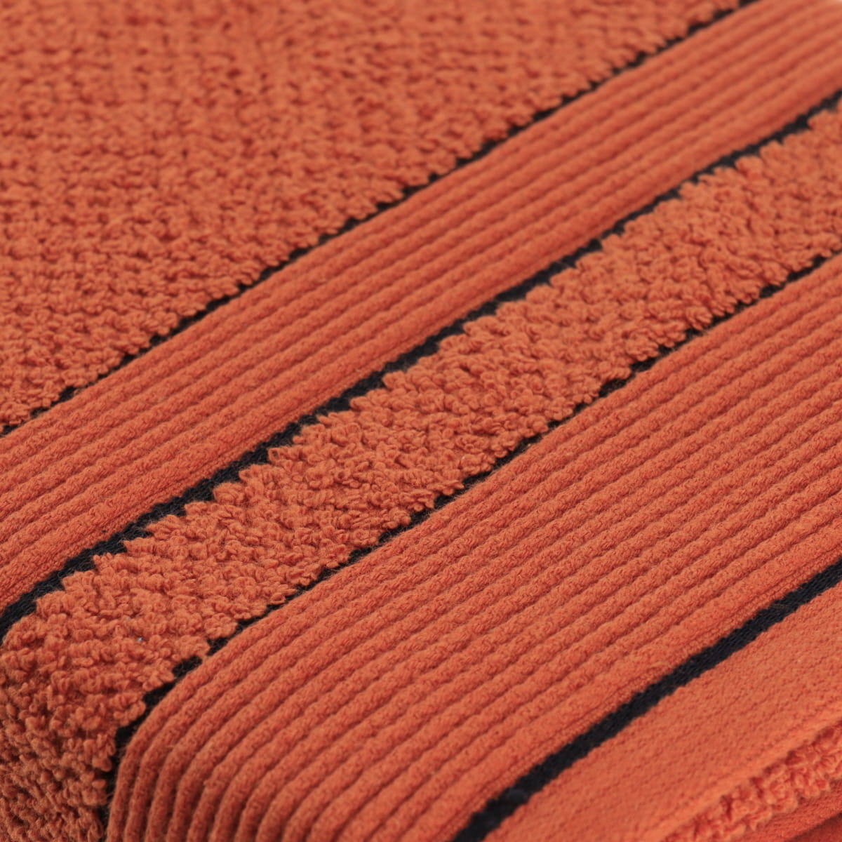 Prosop invitat 100% bumbac 30×50 cm – Sienna/Negru