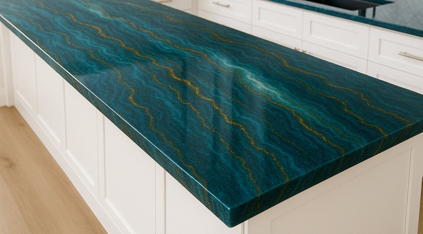 Vopsea Epoxidică Decorativă Autonivelantă pentru Pardoseli și Blaturi – LIQUID MARBLE