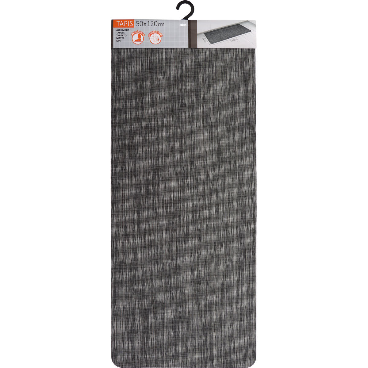 Covor bucătărie Mottled Vinyl Dark Grey - 50X120CM - Covor bucătărie - Softambient