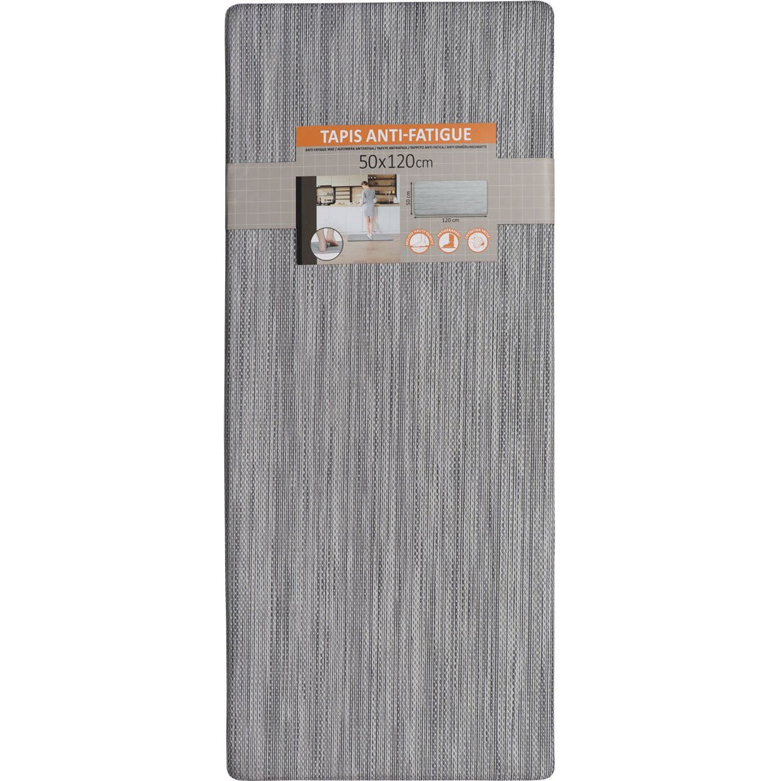 Covor bucătărie Pvc Light Grey - 50X120CM - Covor bucătărie - Softambient