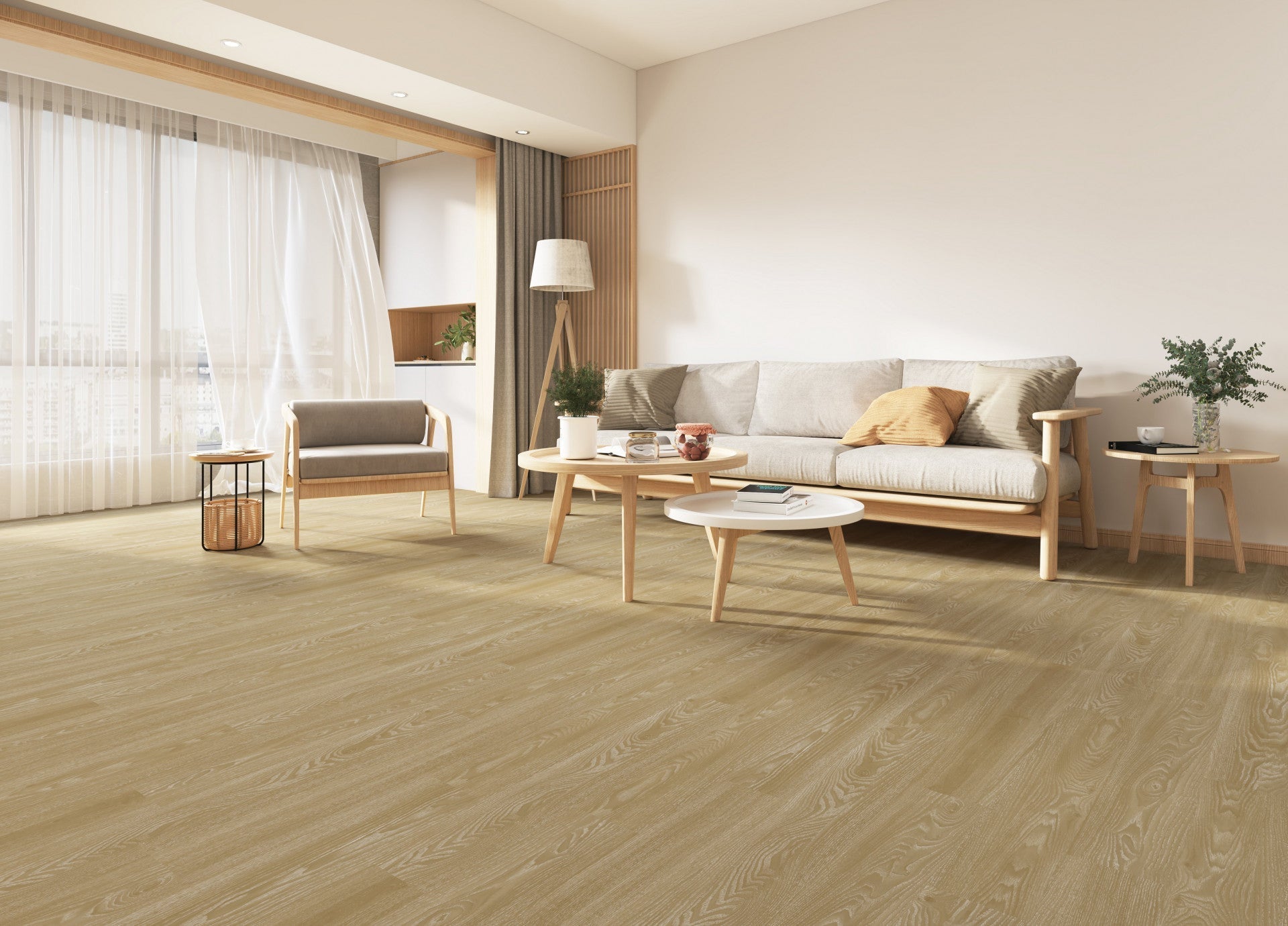 Parchet SPC Softambient 6mm | A241 Stockholm Light | Suport IXPE 1mm
