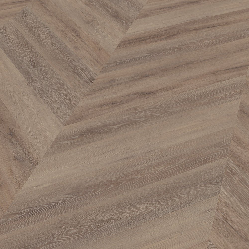 Parchet LVT Texturat Chevron 3 mm Cerused Oak Dark Natural - W55 - Parchet - Softambient