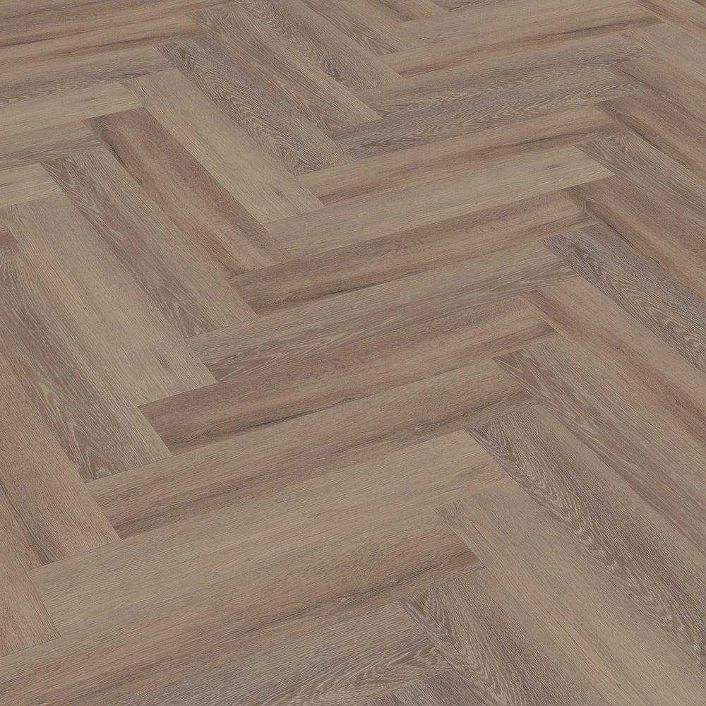 Parchet LVT Texturat Herringbone 3 mm Cerused Oak Dark Natural - W55 - Parchet - Softambient