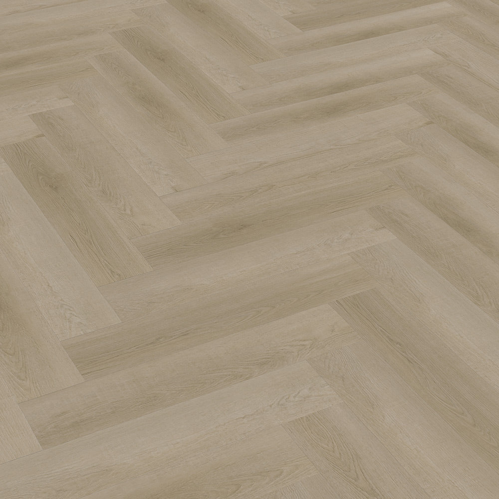 Parchet LVT Texturat Herringbone 3 mm Raw Oak Light Natural - W55 - Parchet - Softambient