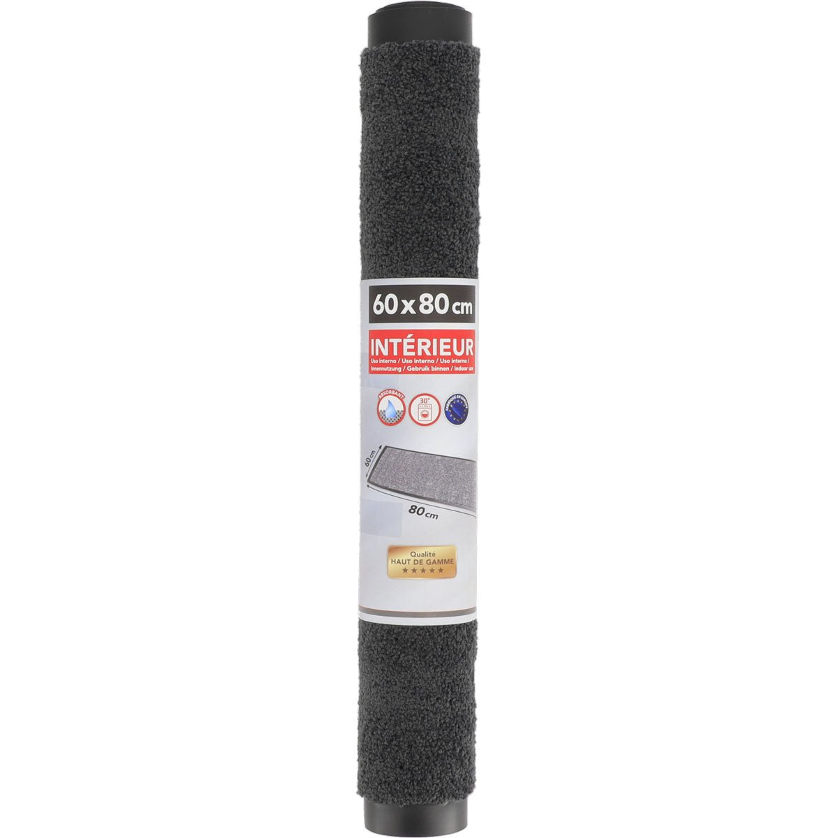Preș de Intrare Interior Baptiste 60X80CM Poliamidă/Pvc Albastru Chine - Preș - Softambient