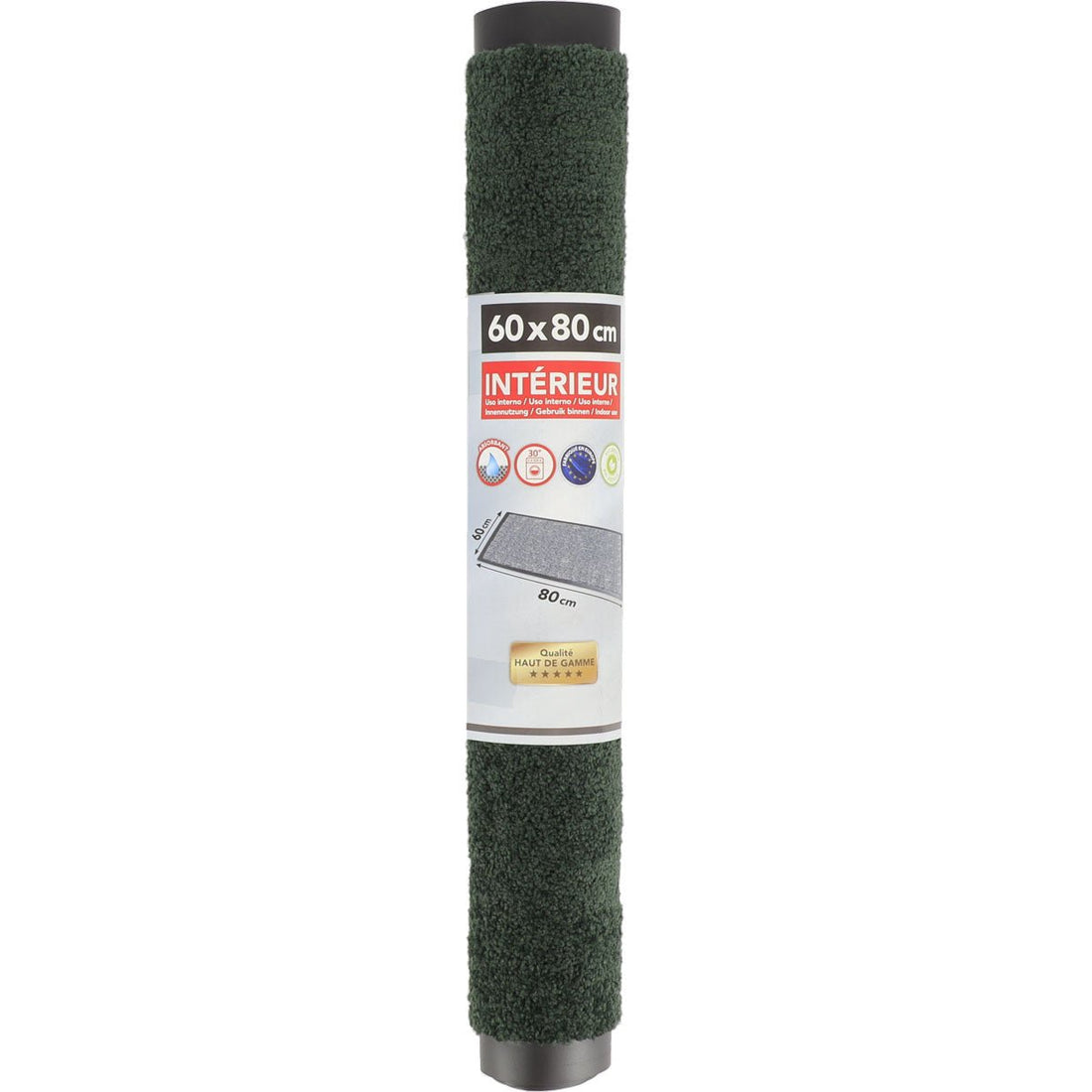 Preș de Intrare Interior Baptiste 60X80CM Poliamidă/Pvc Verde - Preș - Softambient