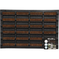 Preș de Intrare Scratching 40X60CM Cauciuc/Coco - Negru - Preș - Softambient