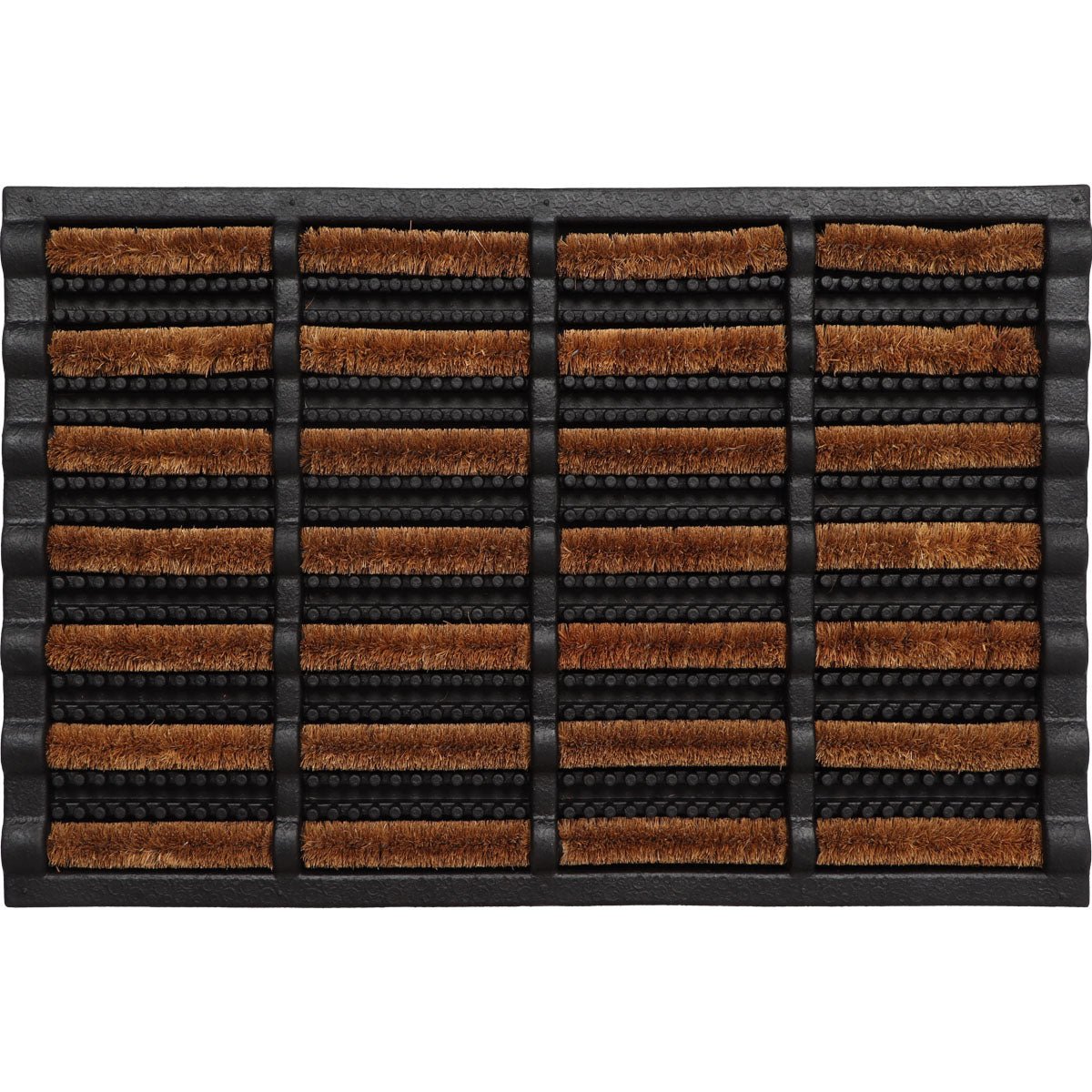 Preș de Intrare Scratching 40X60CM Cauciuc/Coco - Negru - Preș - Softambient