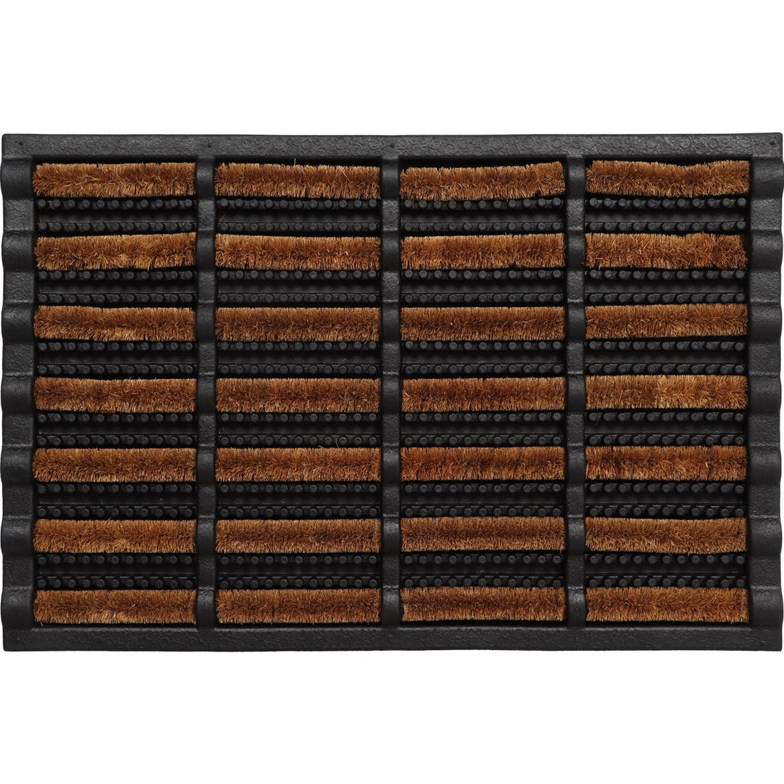Preș de Intrare Scratching 40X60CM Cauciuc/Coco - Negru - Preș - Softambient