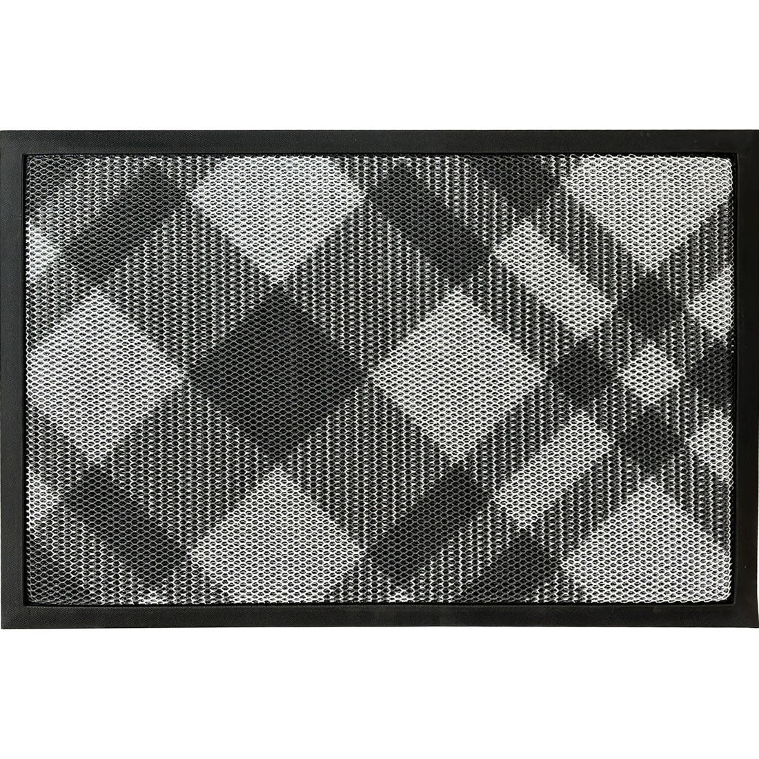 Preș Intrare Exterior 3D Grille 40X60CM Poliester/Tpe - Losange - Preș - Softambient