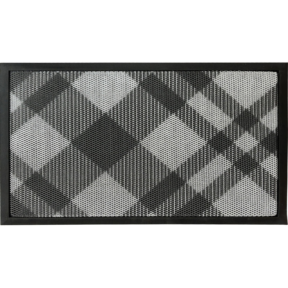 Preș Intrare Exterior 3D Grille 43X76CM Poliester/Tpe - Losange - Preș - Softambient