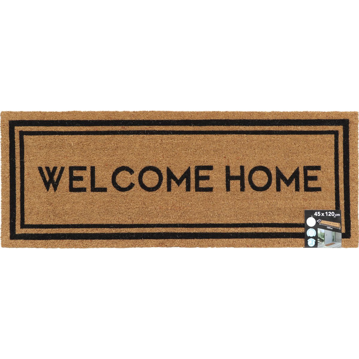 Preș Intrare Exterior 45X120CM Coco/Pvc - Welcome Home - Preș - Softambient