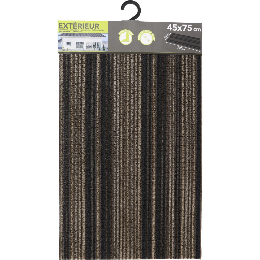 Preș Intrare Exterior 45X75CM Pvc Maro - Preș - Softambient