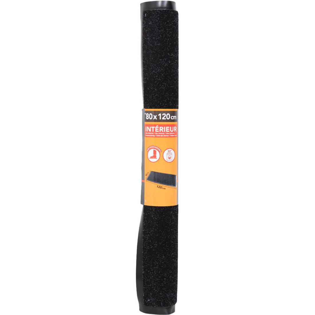 Preș Intrare Exterior 80X120CM Poliester/Pvc - Chine Negru - Preș - Softambient