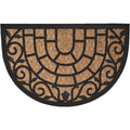 Preș Intrare Exterior Adăpostit Harry Half - Moon 40X60CM Coco/Cauciuc - Natural - Preș - Softambient