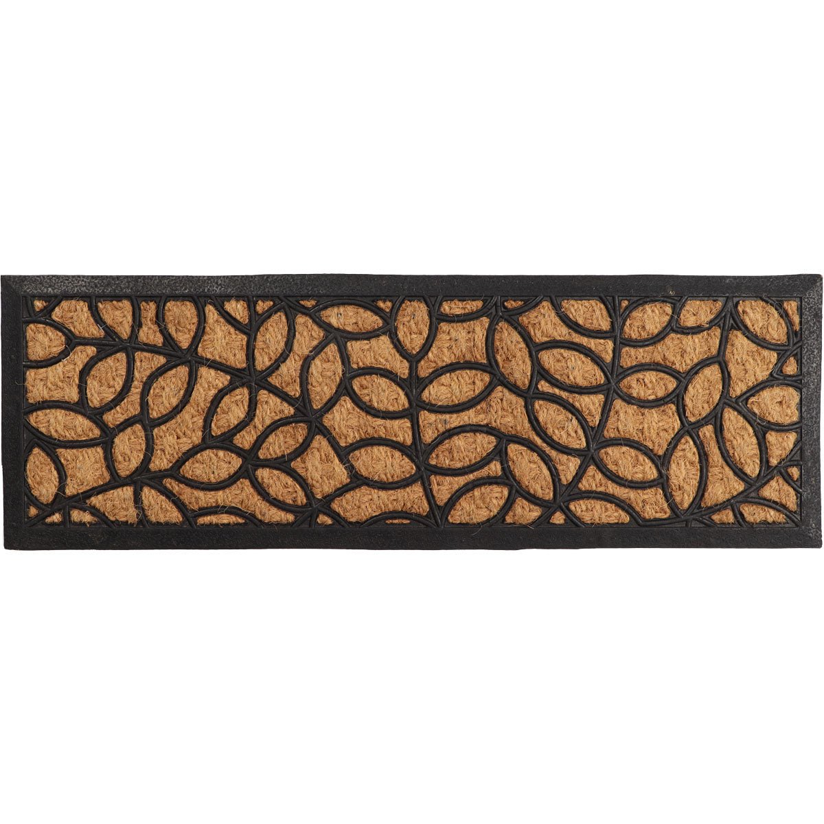 Preș Intrare Exterior Împletit 25X75CM Coco/Cauciuc - Feuille - Preș - Softambient