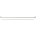 Set Galerie Dublă Extensibilă 120 - 210 CM Paloma Φ19MM - Argintiu - Set galerie extensibilă - Softambient