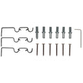 Set Galerie Dublă Extensibilă 120 - 210 CM Paloma Φ19MM - Negru Argintiu - Set galerie extensibilă - Softambient