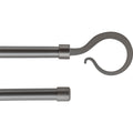 Set Galerie Dublă Extensibilă 210 - 380 CM Atelier Φ19MM - Gri - Set galerie extensibilă - Softambient