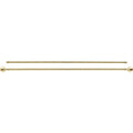 Set Galerie Dublă Extensibilă 210 - 380 CM Paloma Φ19MM - Auriu - Set galerie extensibilă - Softambient