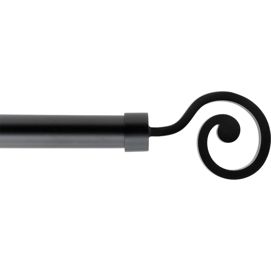 Set Galerie Extensibilă 120 - 210 CM Dream Φ28MM - Negru Mat - Set galerie extensibilă - Softambient