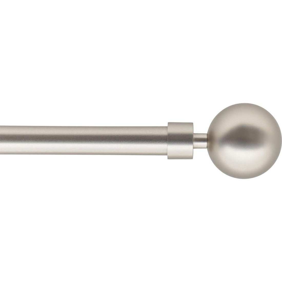 Set Galerie Extensibilă 120 - 210 CM Maia Φ19MM - Argintiu - Set galerie extensibilă - Softambient