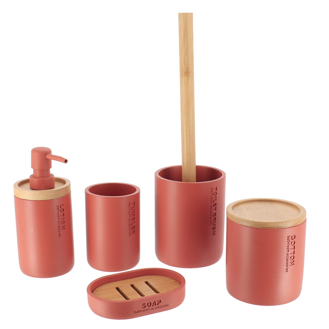 Set Polirasina Terracotta - Set baie - Softambient