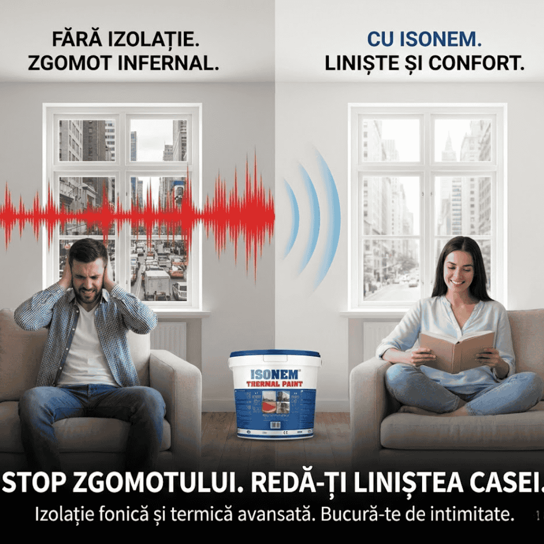 Vopsea Lavabilă - Albă - cu Izolație Termică și Fonică - THERMAL PAINT